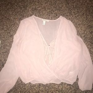 Crop top long sleeve